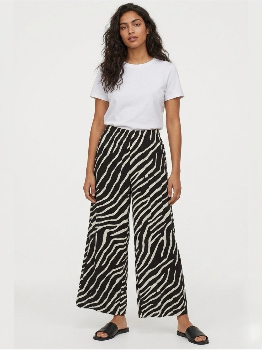 [H&M] Zebra Print Women's Loose Pants